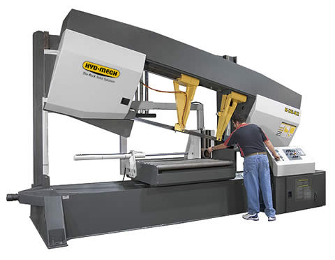 26" x 42" HYD-MECH ... "SEMI-AUTOMATIC" "DOUBLE COLUMN" BANDSAW